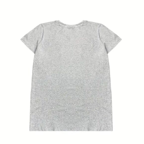 NWT Women’s Gray Short Sleeve Graphic Football Tee Shirt - Size Medium - Picture 2 of 2